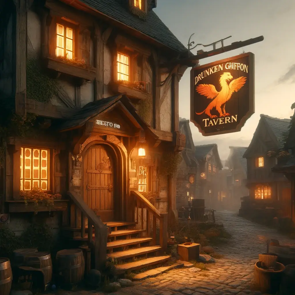 The Enchanting Tales of The Drunken Griffon: A D&D Tavern of Legends