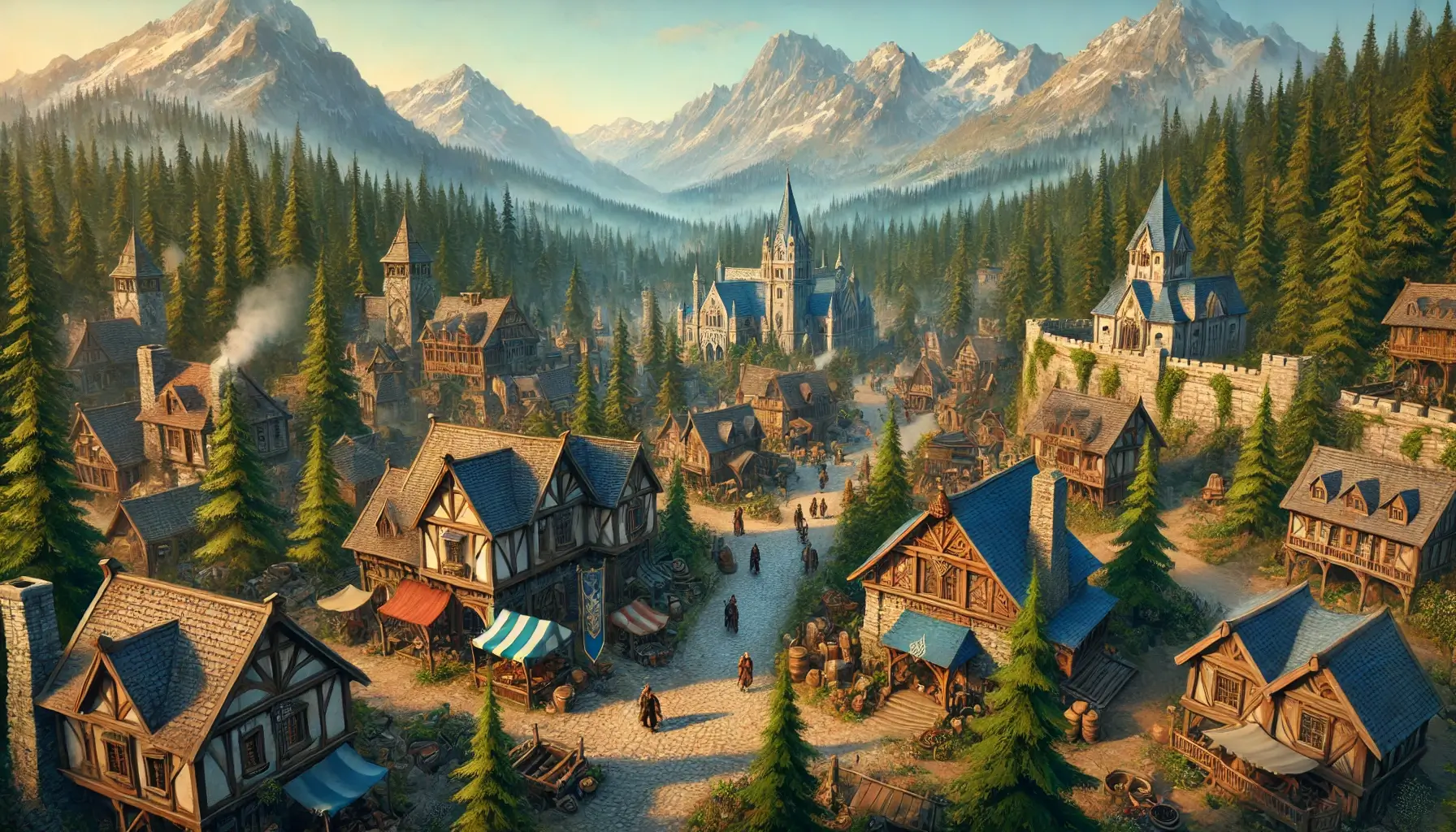 Elarin: The Enigmatic Town at the Foothills of Orgal Mountains – D&D 5E Setting